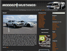 Tablet Screenshot of moddedmustangs.com